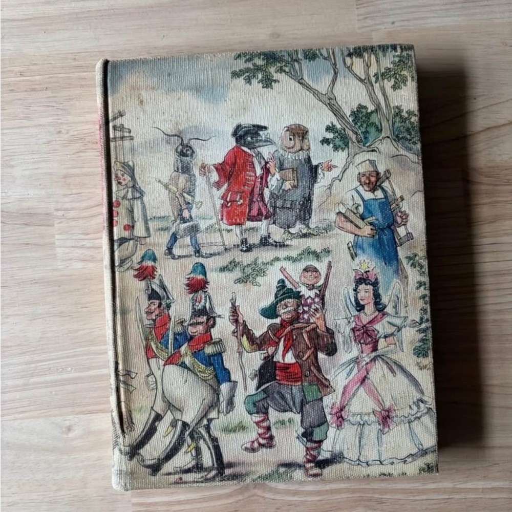 Vintage Pinocchio Illustrated Storybook